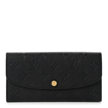 Louis Vuitton Empreinte Emilie Wallet Black Dune 1 of 6