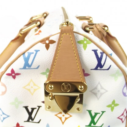 Louis Vuitton Monogram Multicolor Speedy 30 White 6 of 11