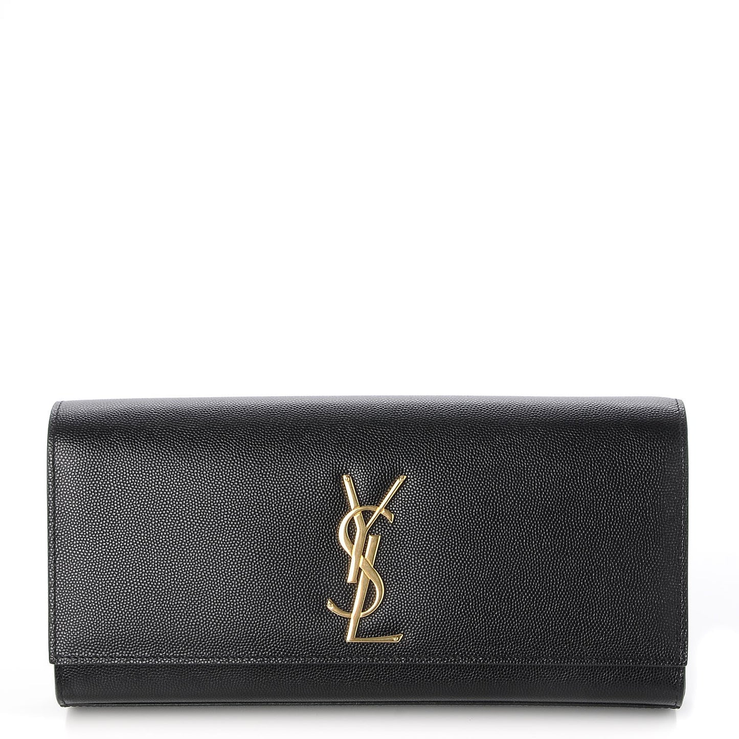 Grain De Poudre Monogram Cassandre Clutch Black
