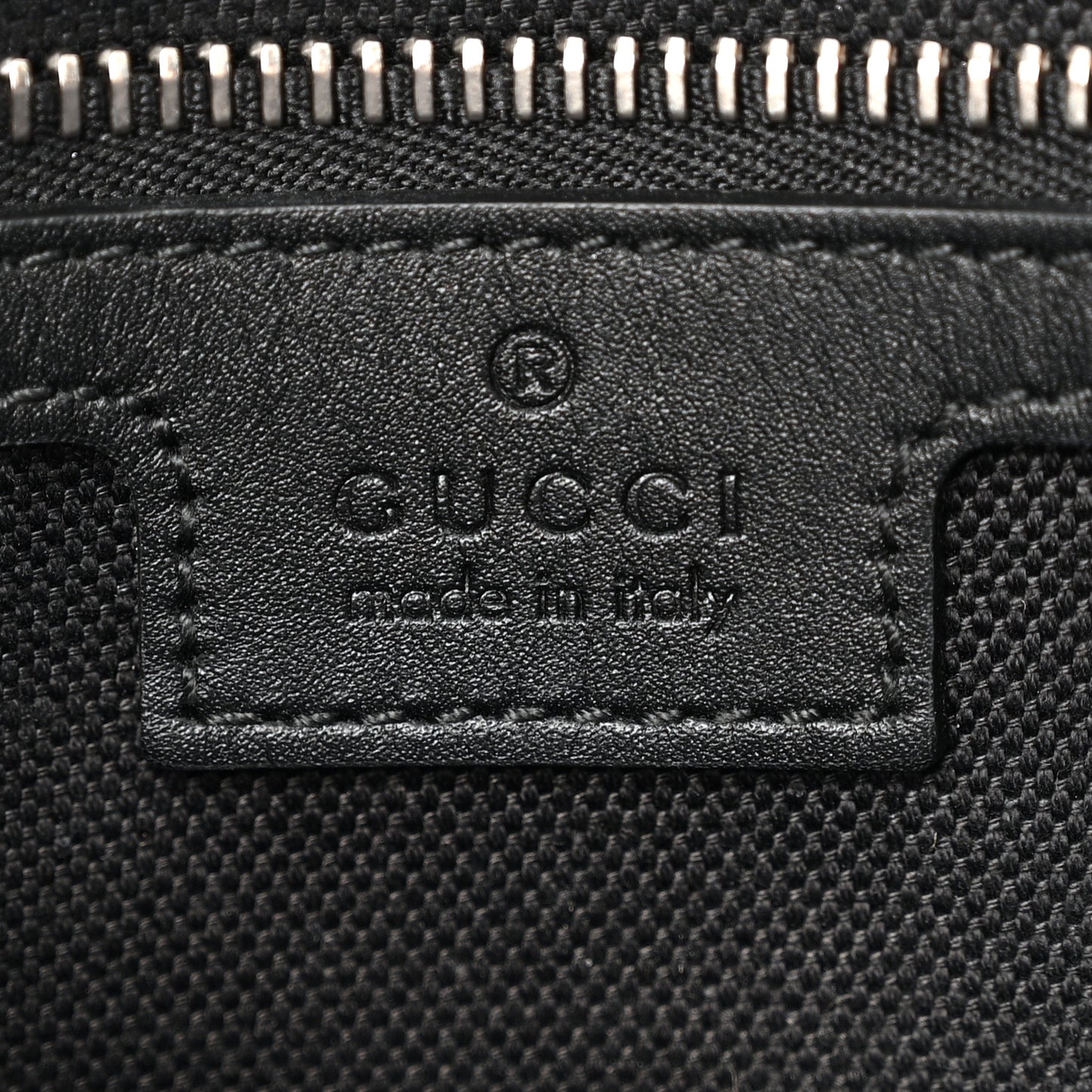 GG Calfskin Embossed Emblem Medium Crossbody Bag Black