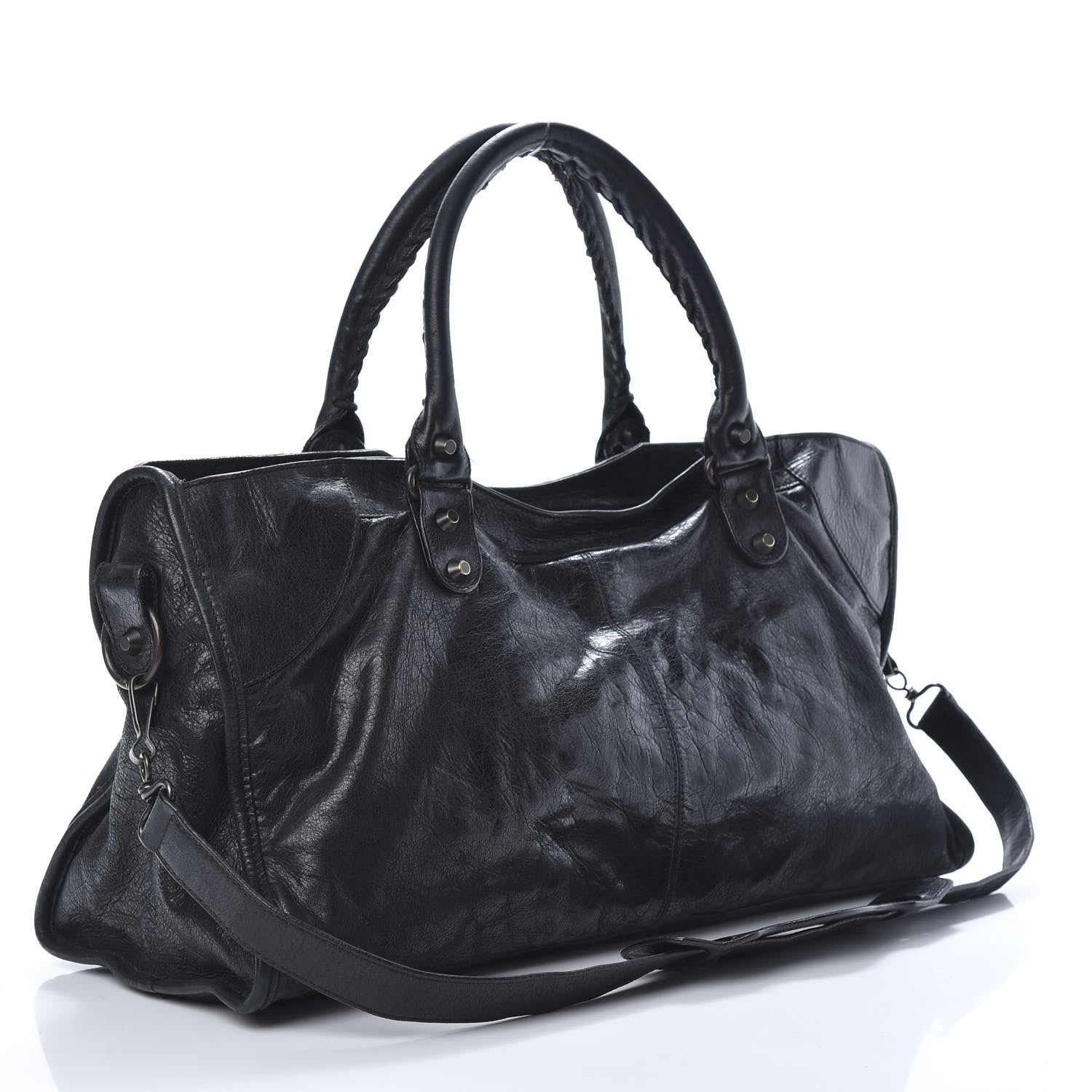 Balenciaga Agneau Classic Hardware Part Time Black 3 of 16