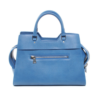 Proenza Schouler Leather PS13 Small Satchel Blue 3 of 9