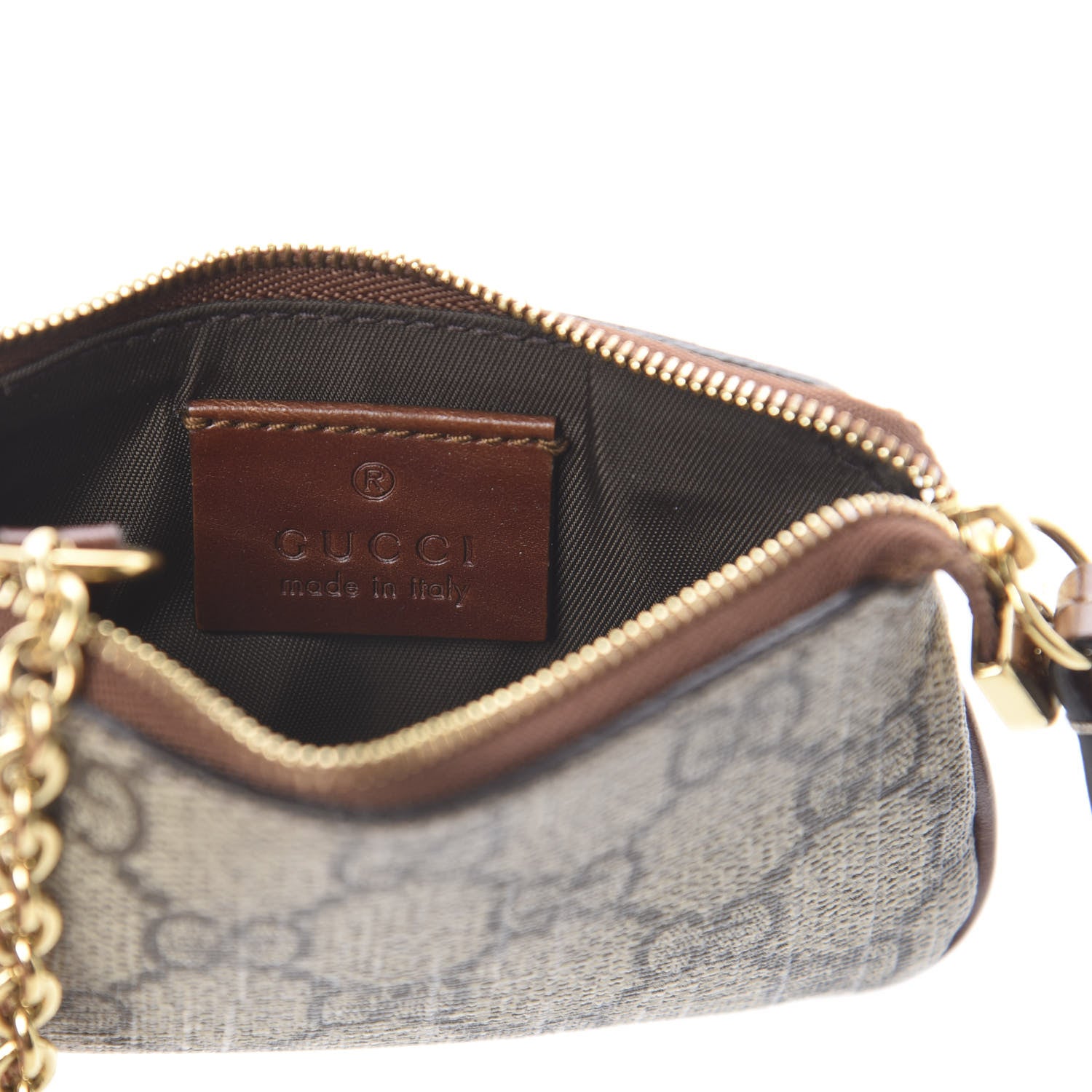 Gucci GG Supreme Monogram Key Case Brown 5 of 5