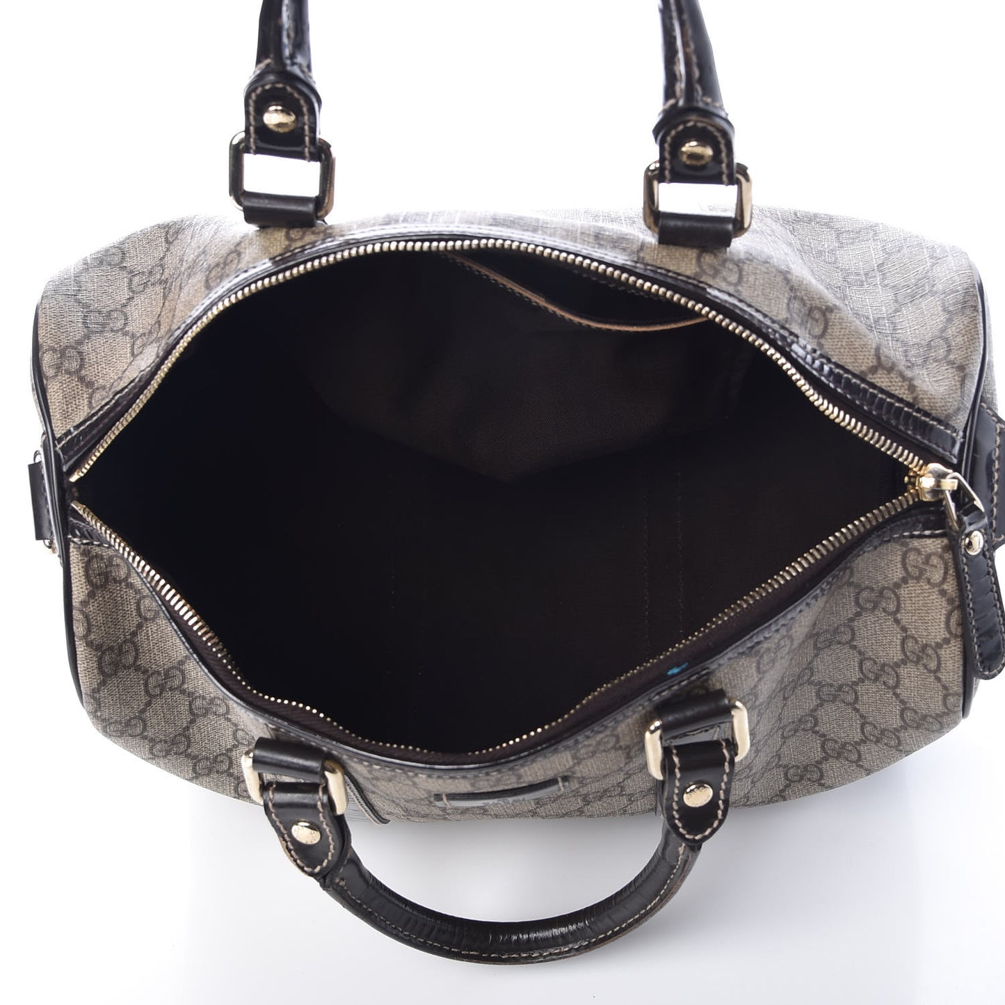 GG Plus Monogram Medium Joy Boston Dark Brown