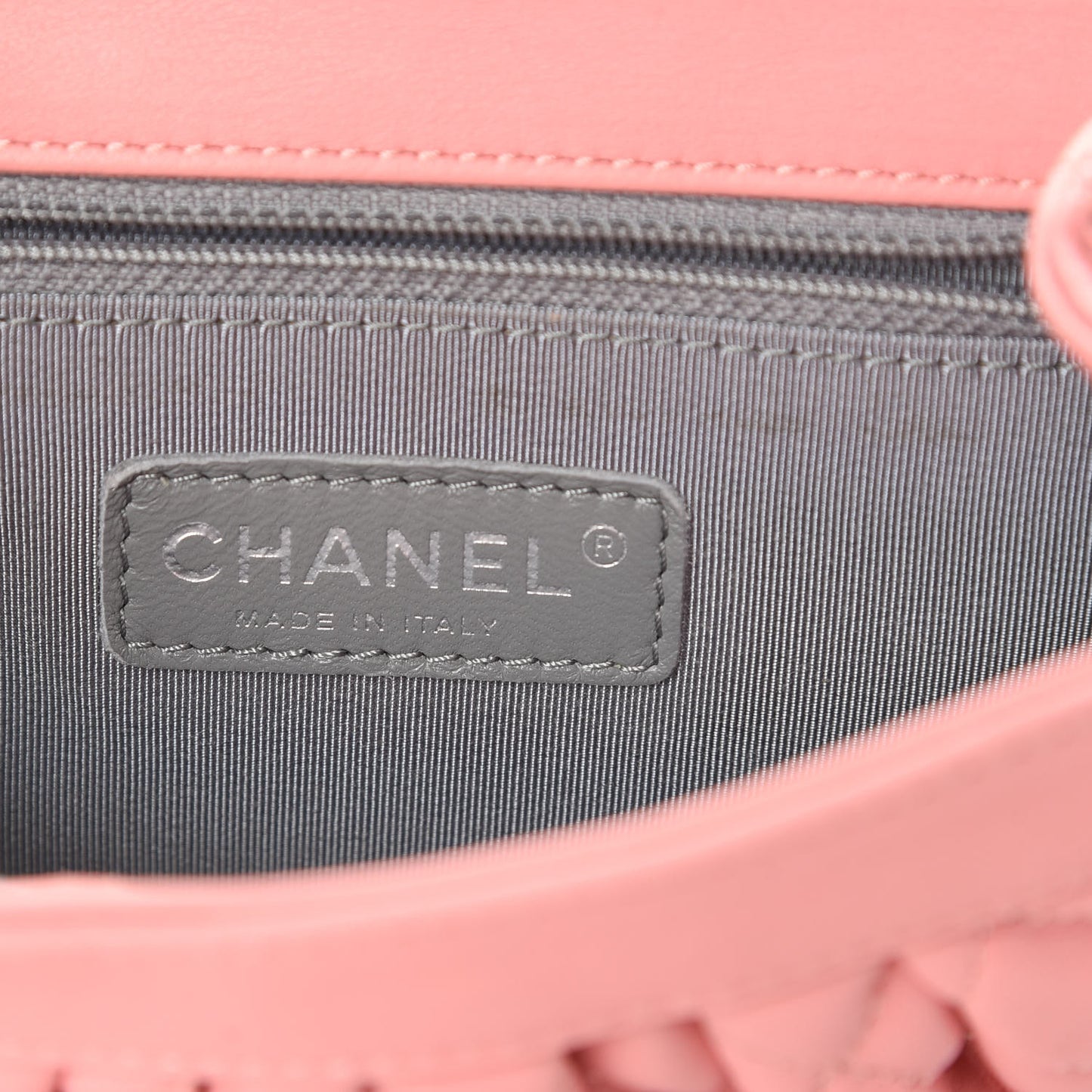 Washed Lambskin Quilted Mini Chain Around Messenger Pink