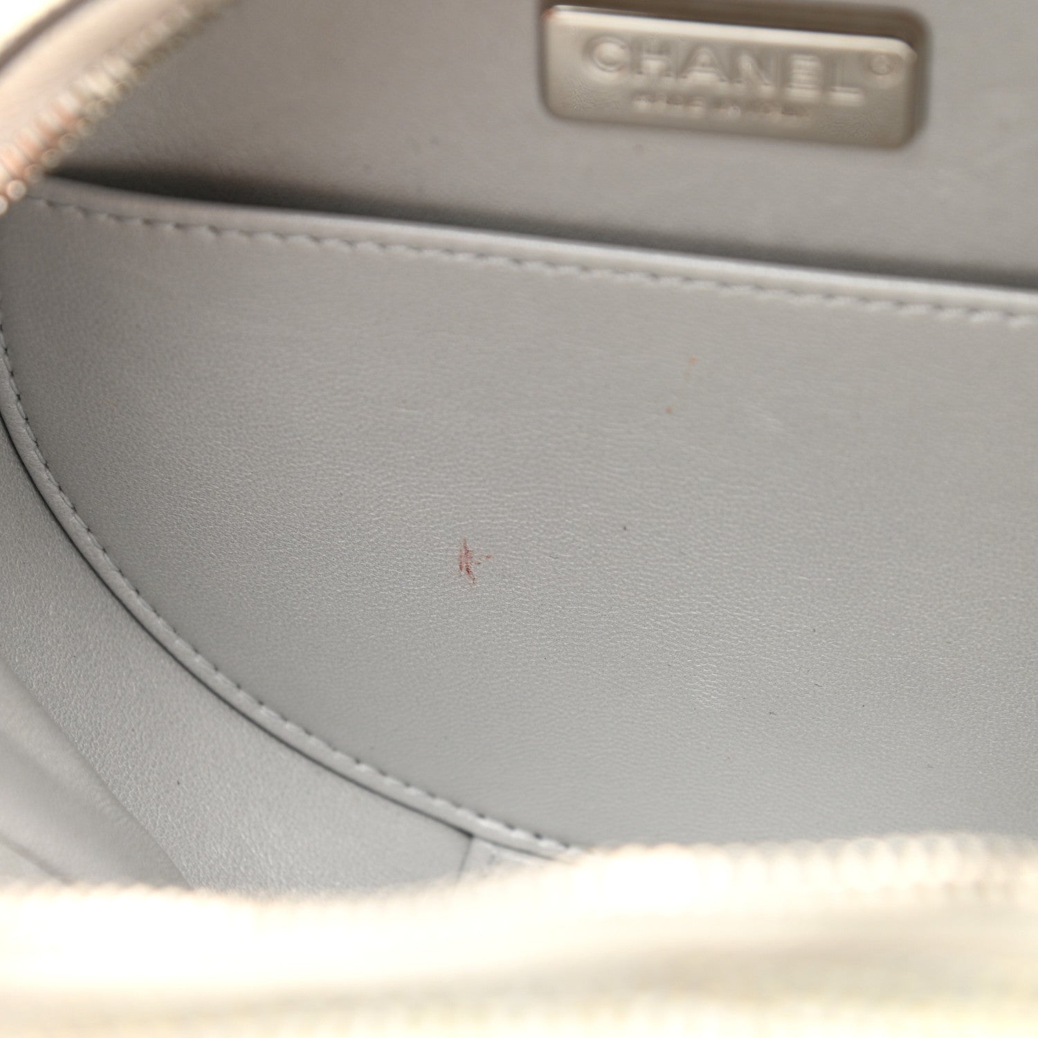 Chanel Metallic Lizard Round As Earth Evening Bag Silver 11 of 14