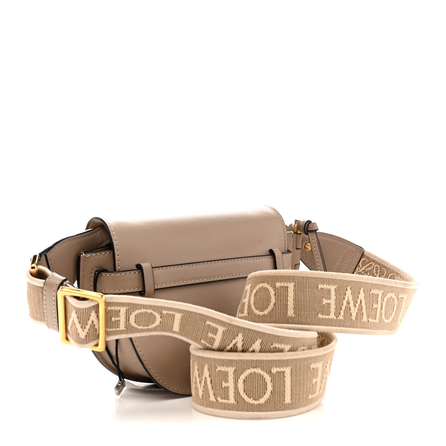 Loewe Calfskin Jacquard Mini Gate Dual Bag Sand 3 of 13