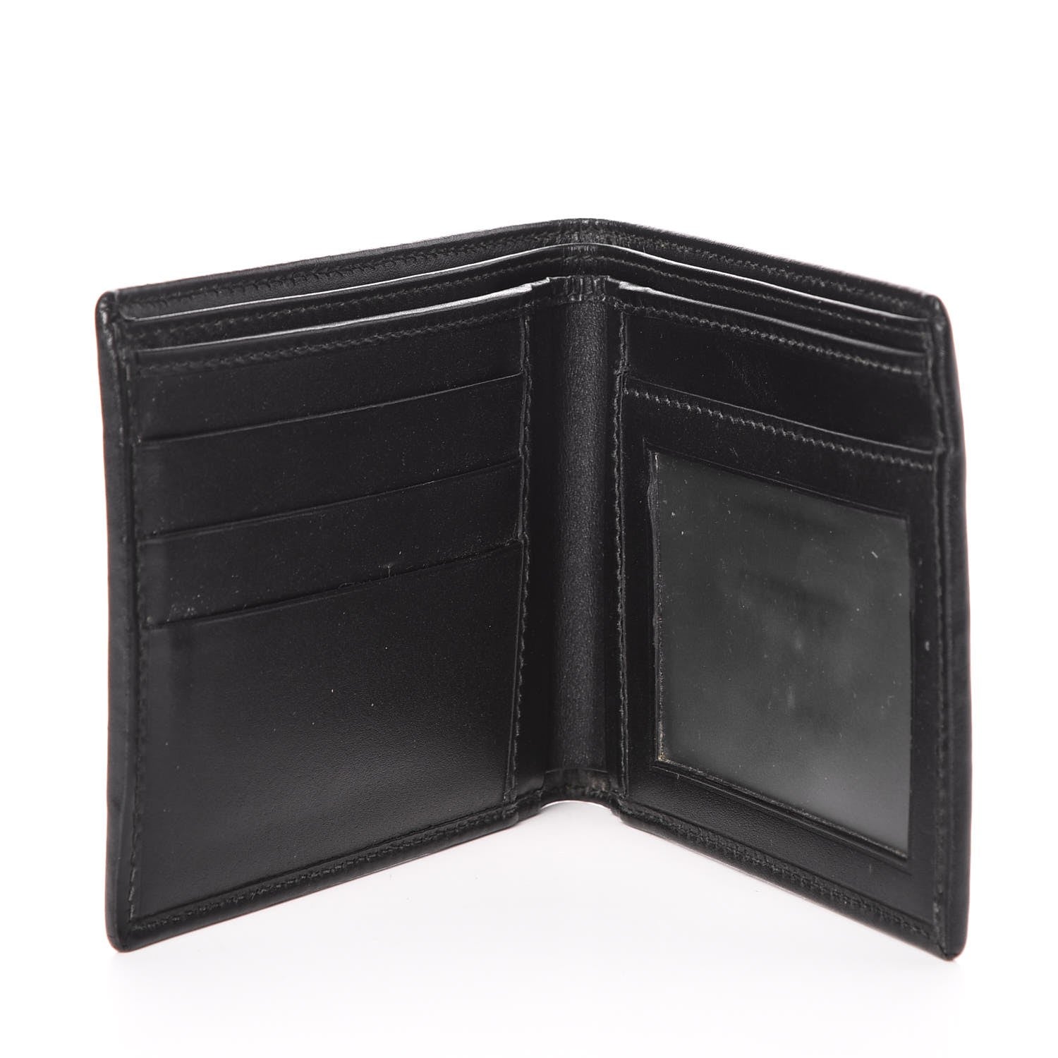 Gucci GG Supreme Monogram Bi-Fold Wallet Black Grey 5 of 11