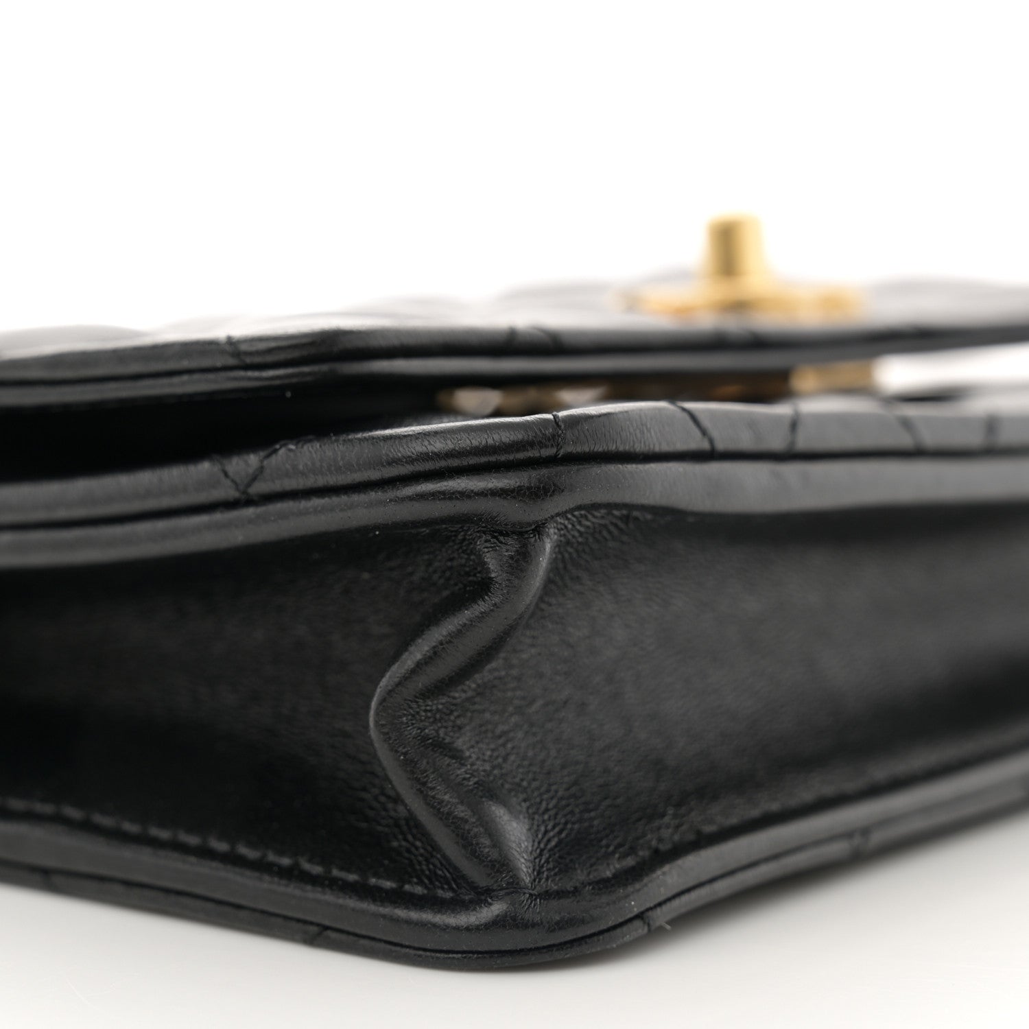 Chanel Lambskin Quilted Pillow Crush Wallet On Chain WOC Black 9 of 11