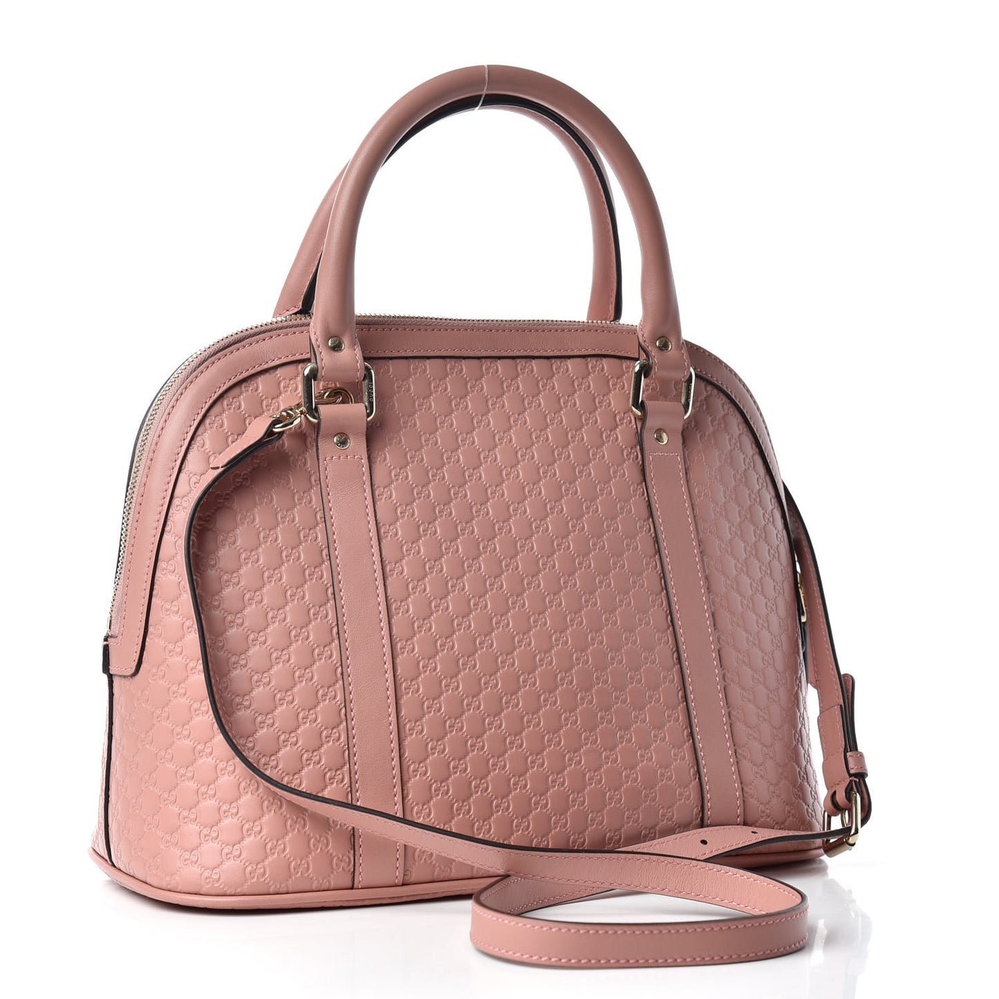 Microguccissima Medium Dome Bag Soft Pink