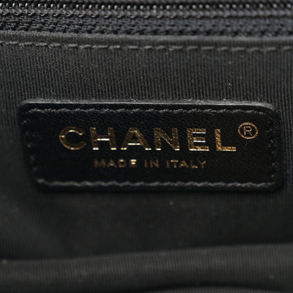 Chanel Tweed Medium Pearl Handle Flap Black Ecru 6 of 11