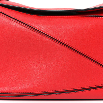 Loewe Calfskin Small Puzzle Bag Scarlet 7 of 9