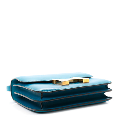 Hermes Tadelakt Constance 18 Bleu Izmir 4 of 10