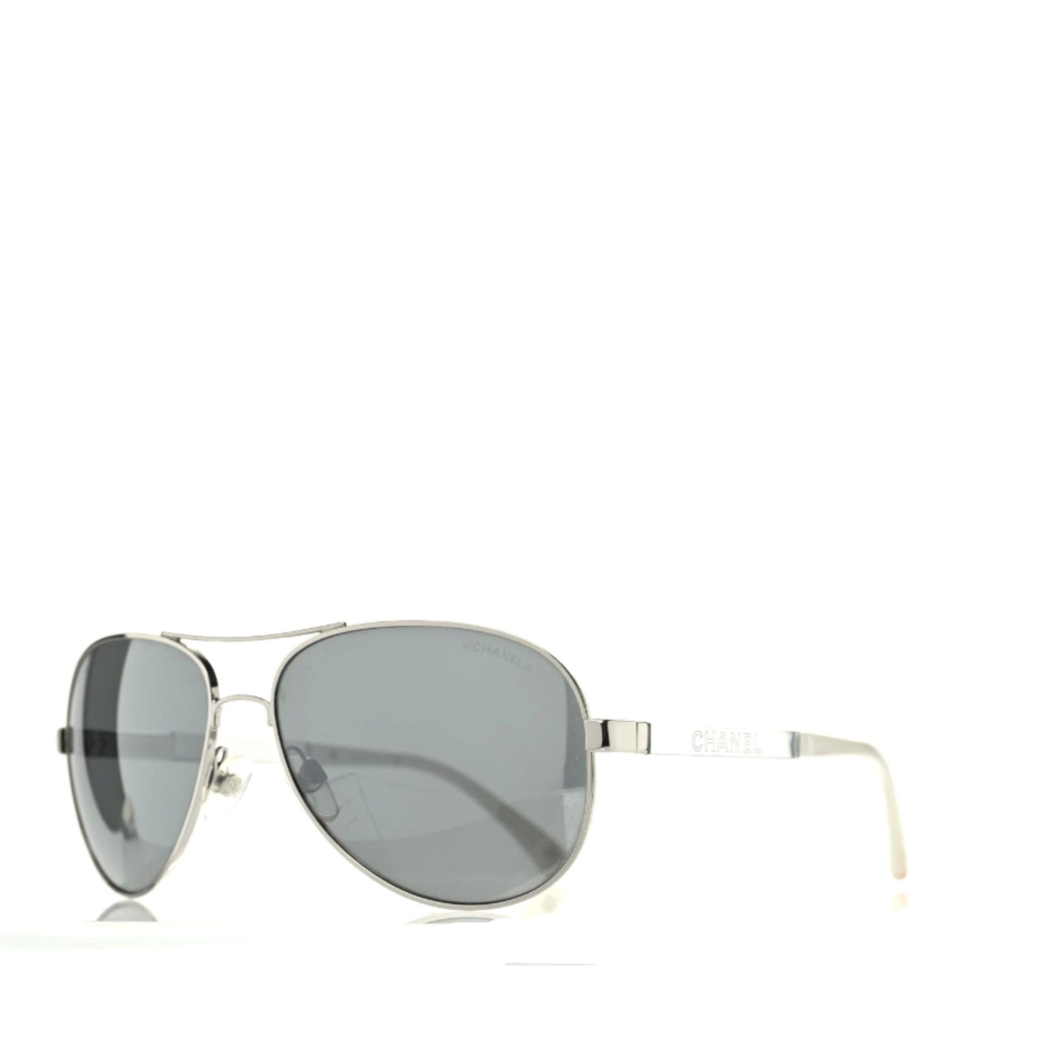Chanel Aviator Sunglasses 4179 White 1 of 8