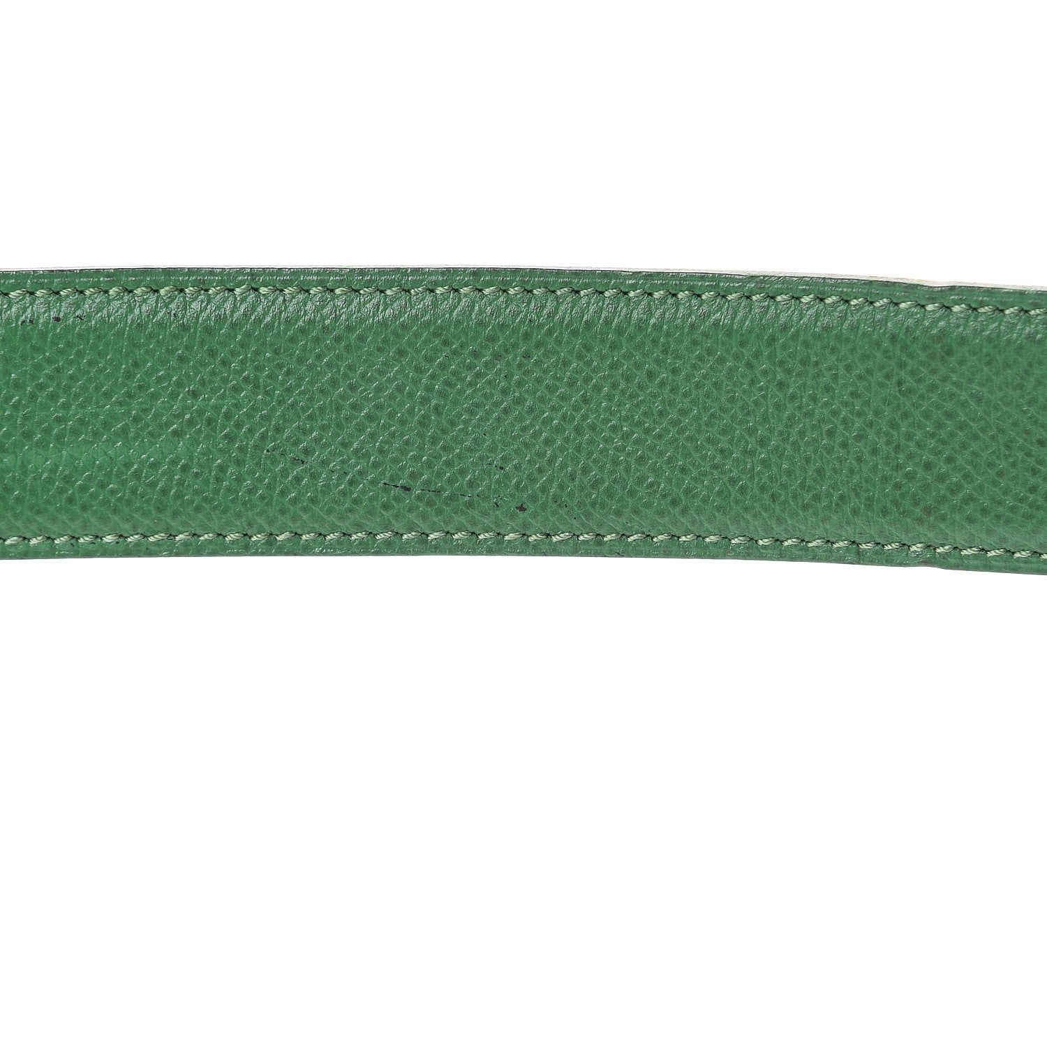 Hermes Courchevel 32mm Belt Strap 70 Gold Vert Clair 11 of 11