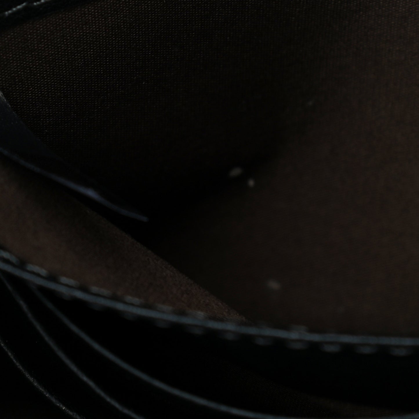 Grained Calfskin Marcie Long Zip Around Wallet Black