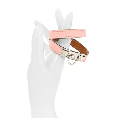 Hermes Swift Rivale Double Tour Bracelet Rose Sakura 2 of 6