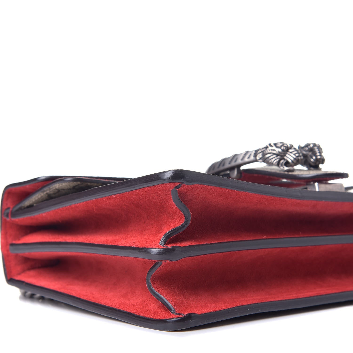 Gucci GG Supreme Monogram Small Dionysus Shoulder Bag Red 7 of 9