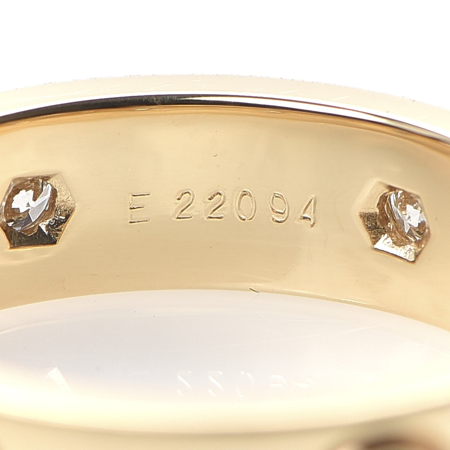 Cartier 18K Yellow Gold 6 Diamond 5.5mm LOVE Ring 57 8 5 of 6