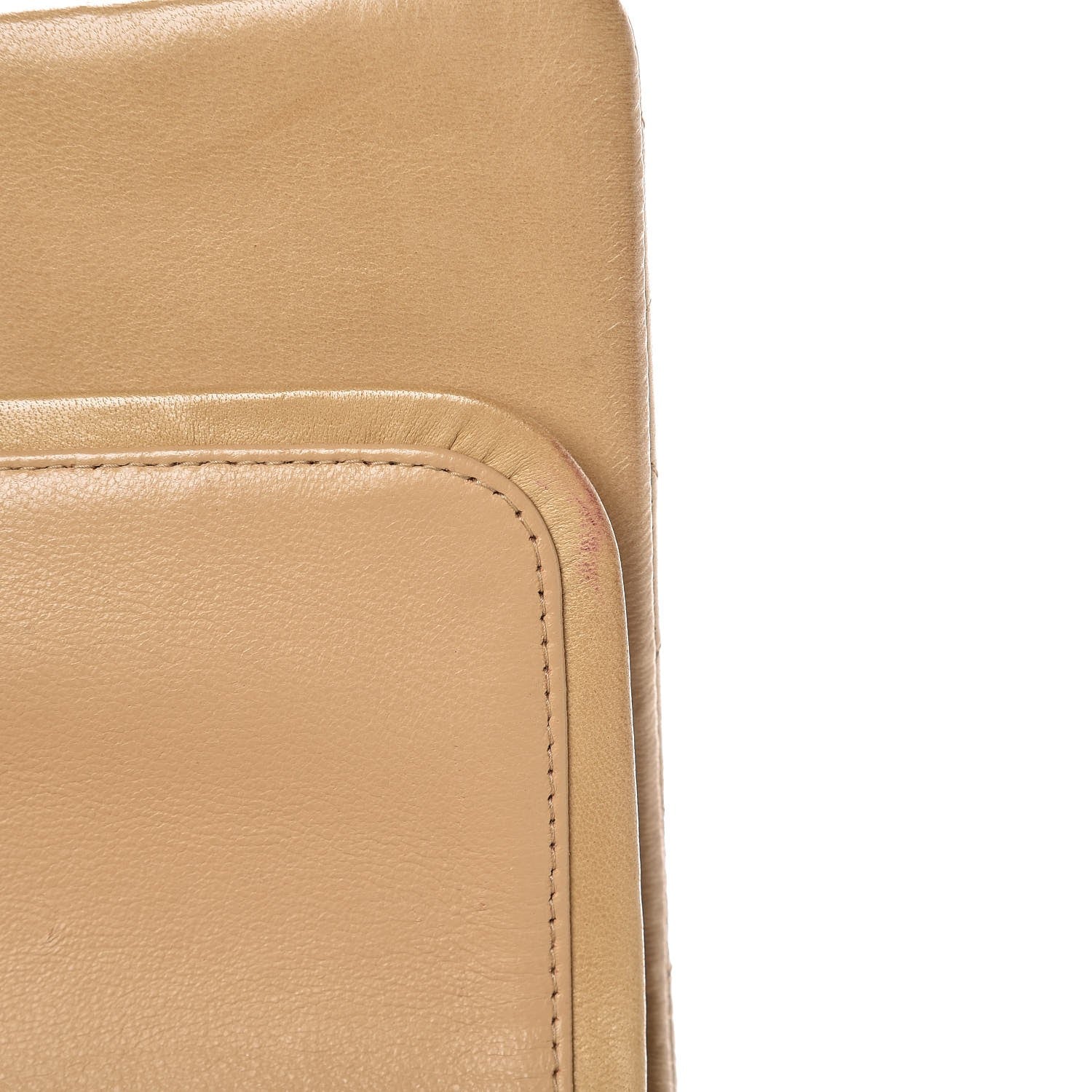 Chanel Lambskin Quilted Medium Double Flap Beige 19 of 20