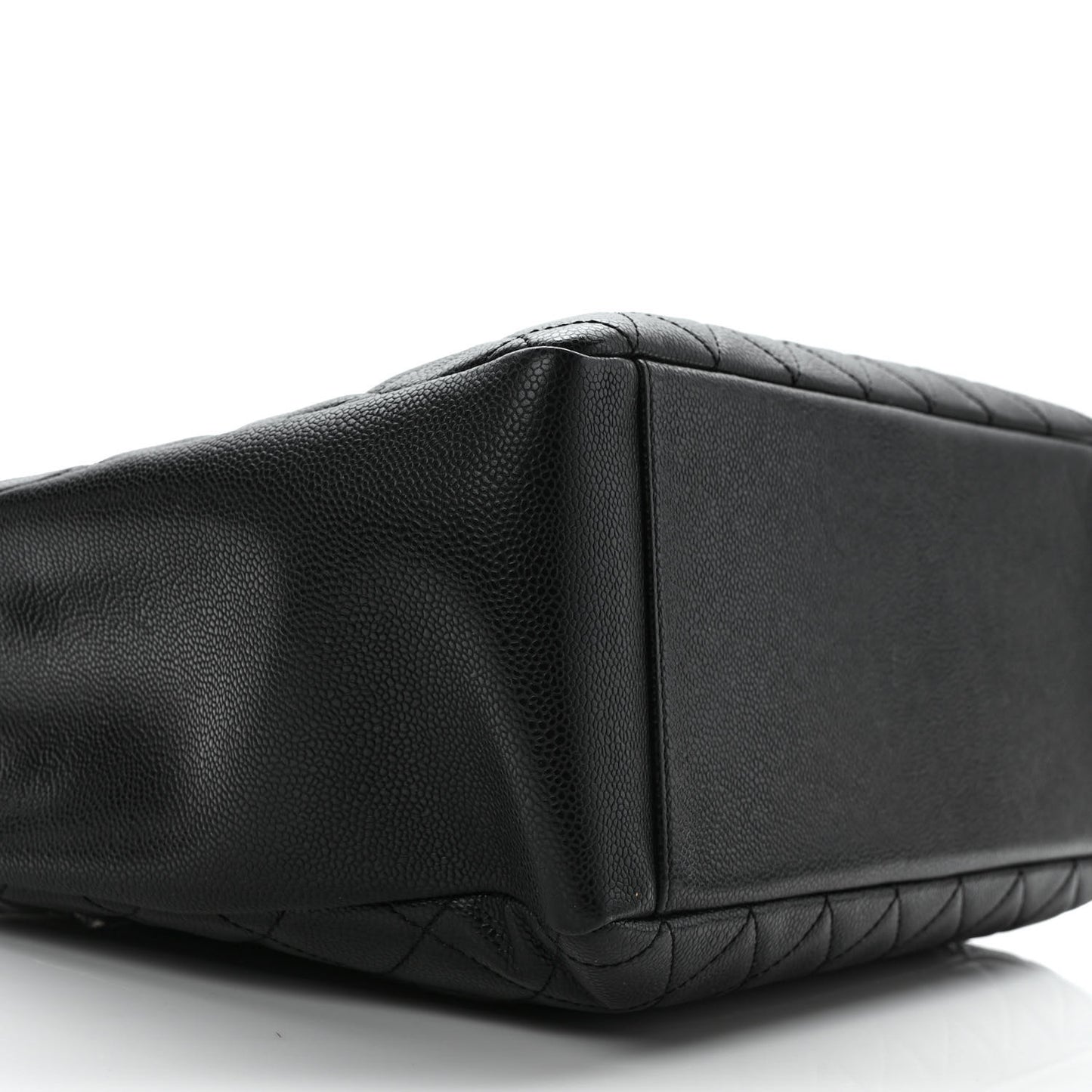 Caviar Quilted Grand Shopping Tote GST Black