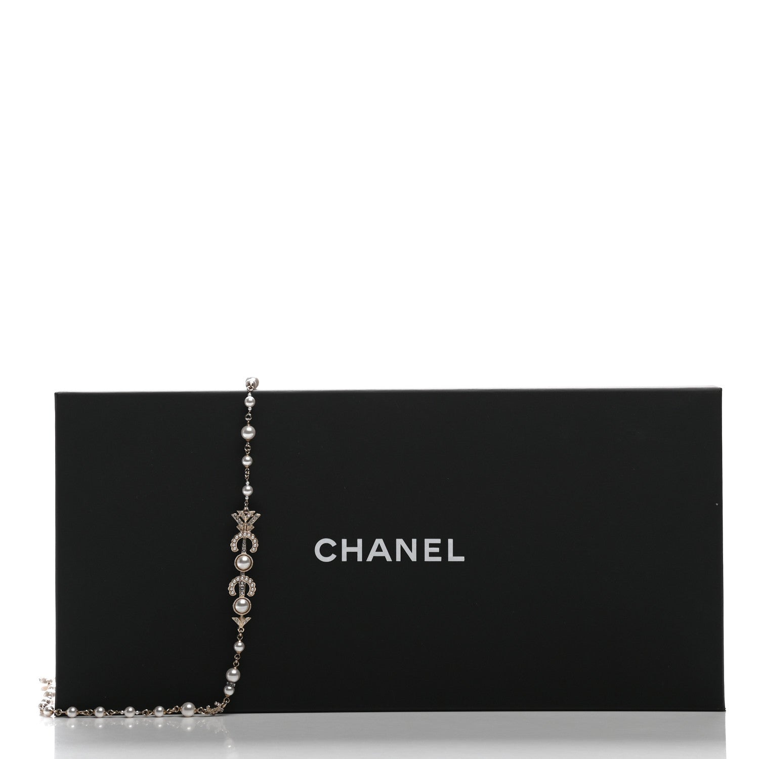 Chanel Pearl CC Coco Necklace Gold 5 of 5