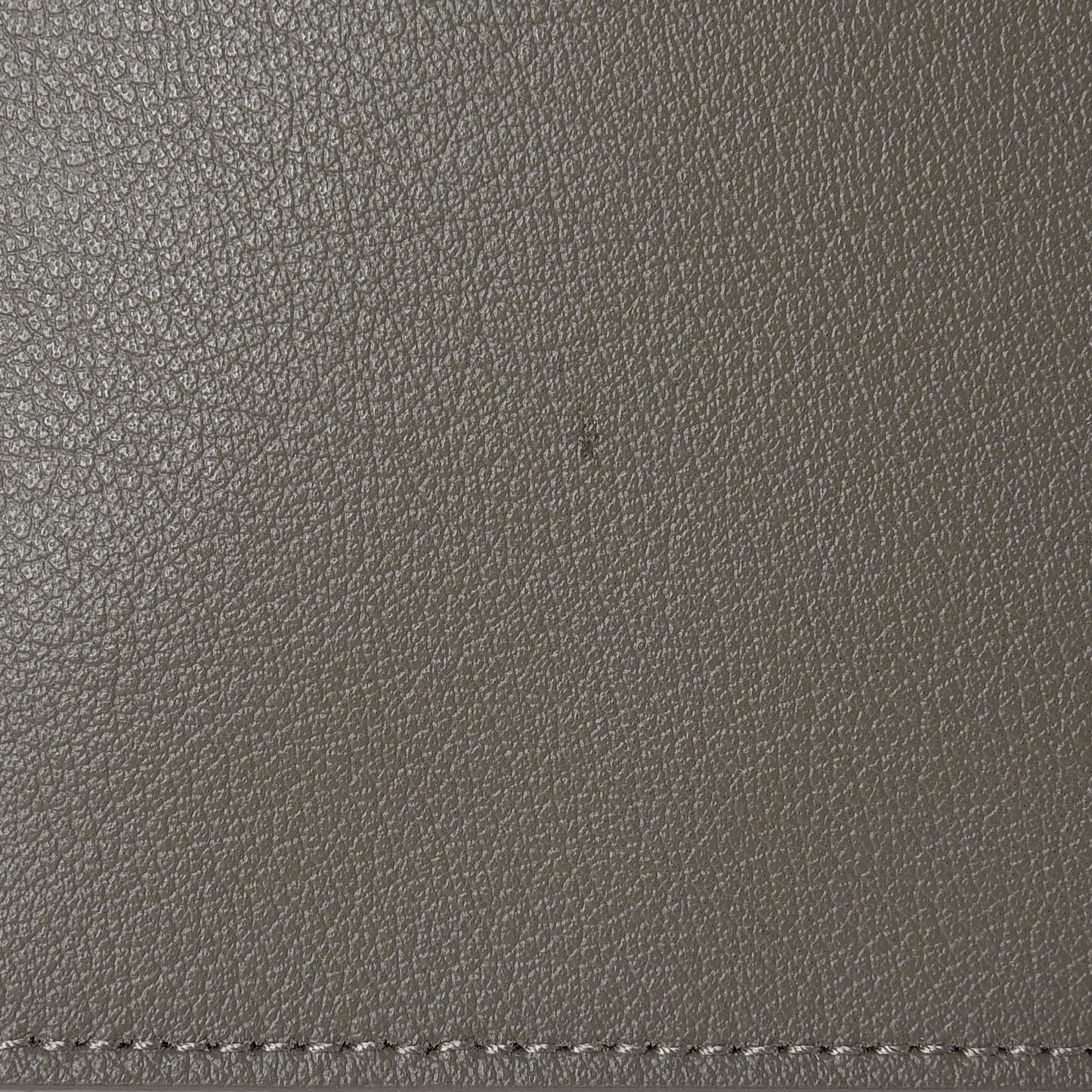 Calfskin Large Shopping Tote Kaki Militaire