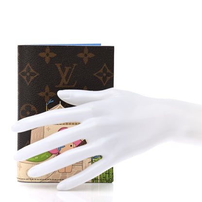 Louis Vuitton Monogram 2021 Christmas Animation China Passport Cover Myosotis Blue 2 of 6