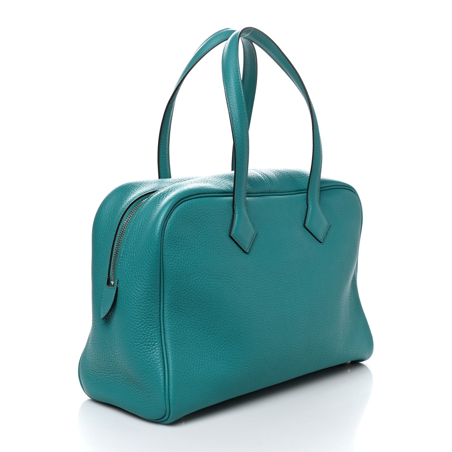 Hermes Taurillon Clemence Victoria II 35 Bleu Paon 3 of 10