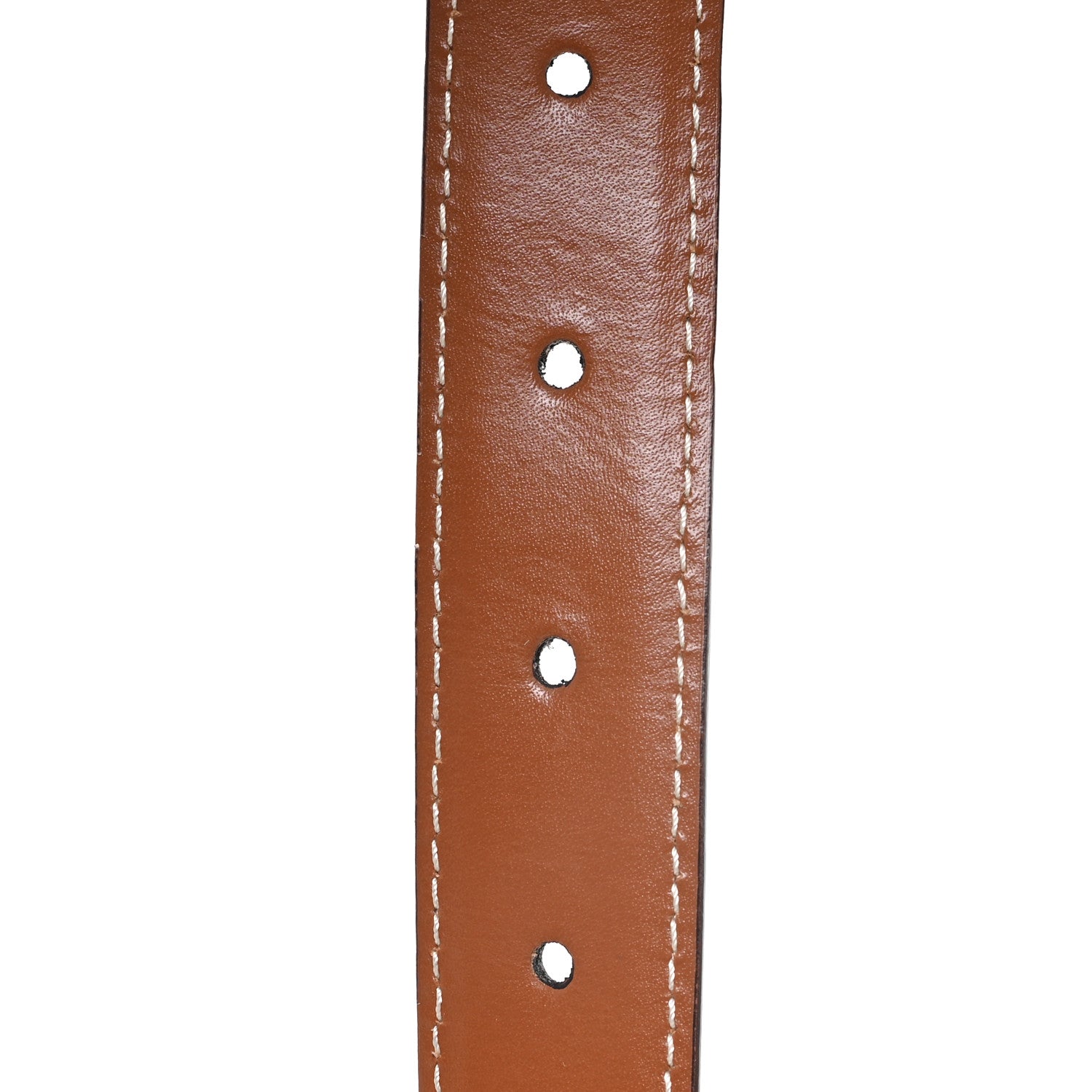 Celine Box Calfskin Medium 25mm Triomphe Belt 75 30 Tan 5 of 6