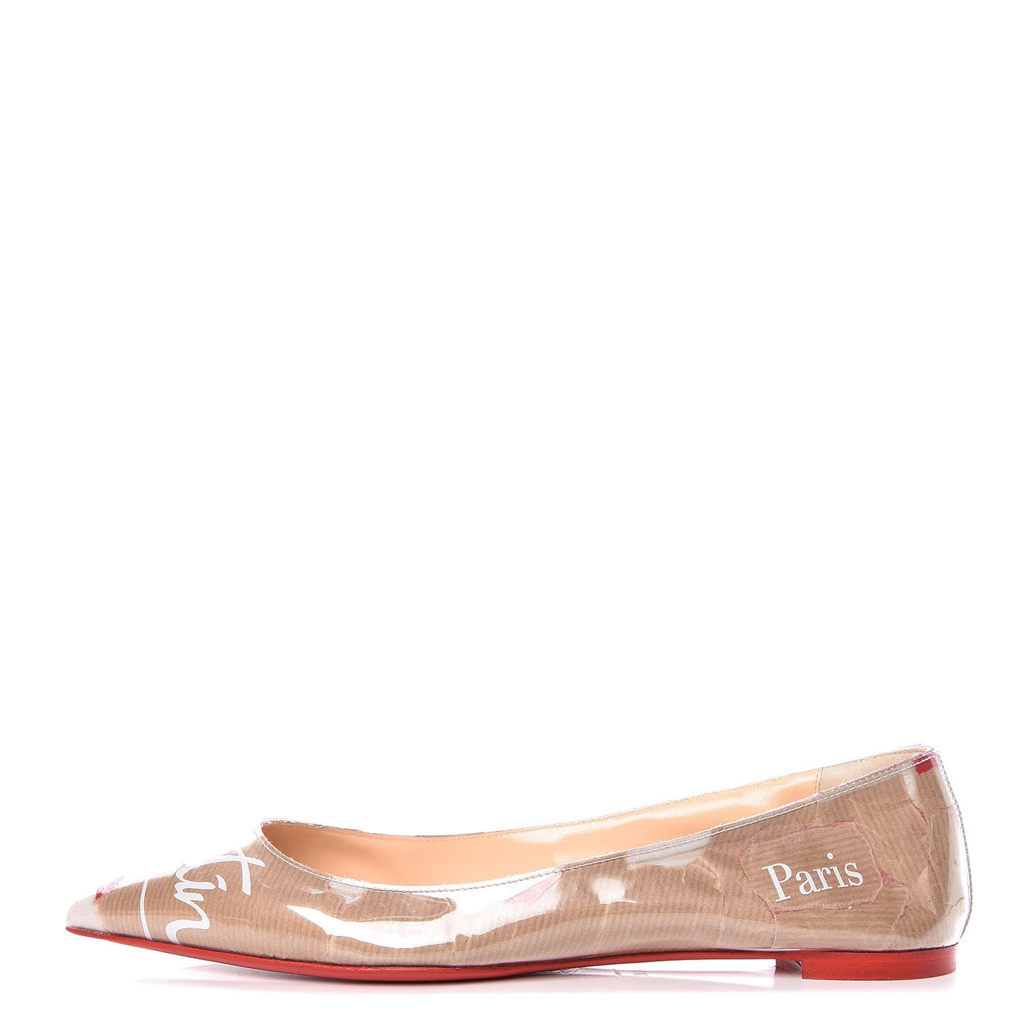 Loubi Kraft PVC Ballalla Flats 40.5 Multi