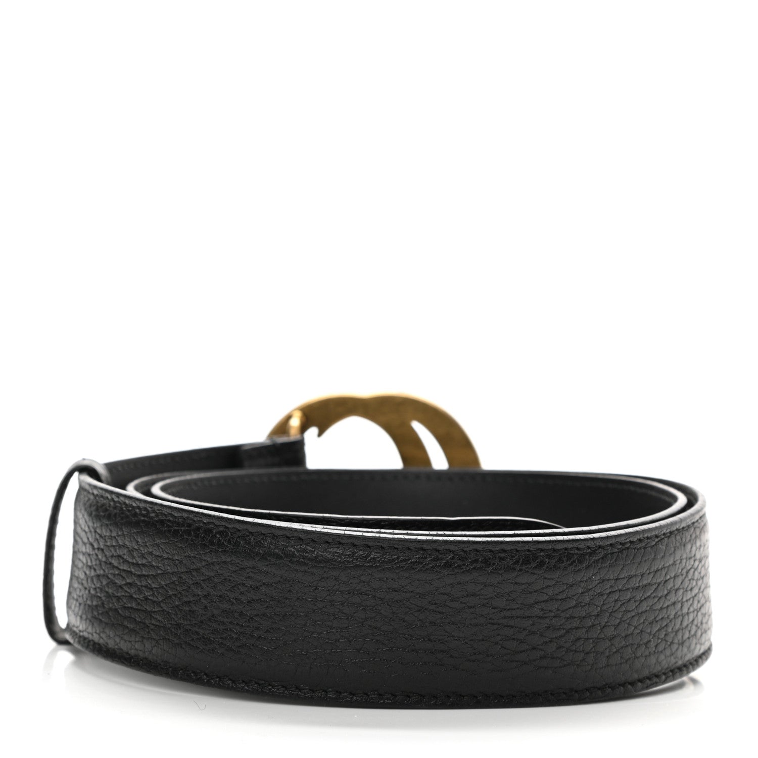 Gucci Dollar Calfskin Interlocking G Belt 95 38 Black 2 of 6