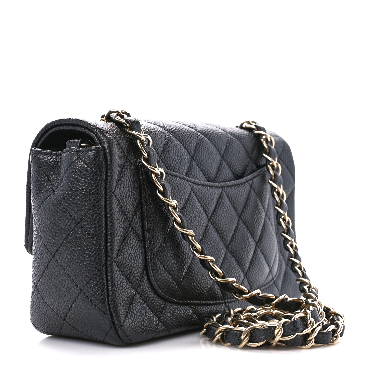 Chanel Iridescent Caviar Quilted Mini Rectangular Flap Black 3 of 12