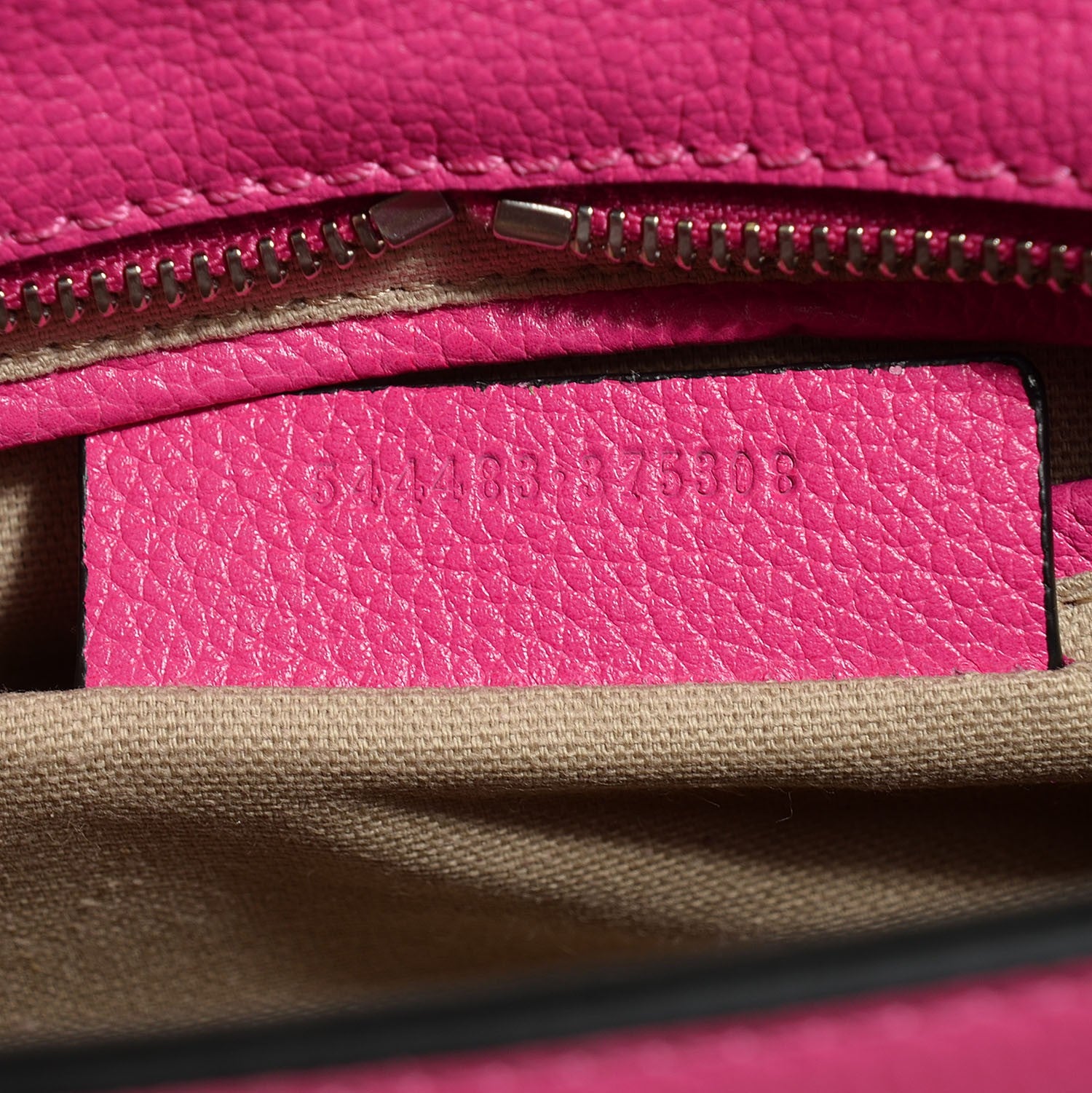 Alexander McQueen Pebbled Calfskin Mini Padlock Tote Bouganville 8 of 9