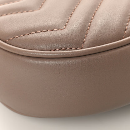 Gucci Calfskin Matelasse GG Marmont Belt Bag 95 38 Porcelain Rose 8 of 12