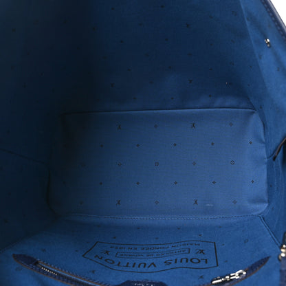 Louis Vuitton Monogram Escale Neverfull MM Blue 6 of 10