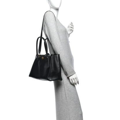 Chanel Calfskin Cerf Executive Shopper Tote Black 2 of 10