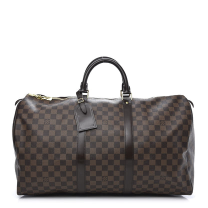 Louis Vuitton Damier Ebene Keepall 50 1 of 9