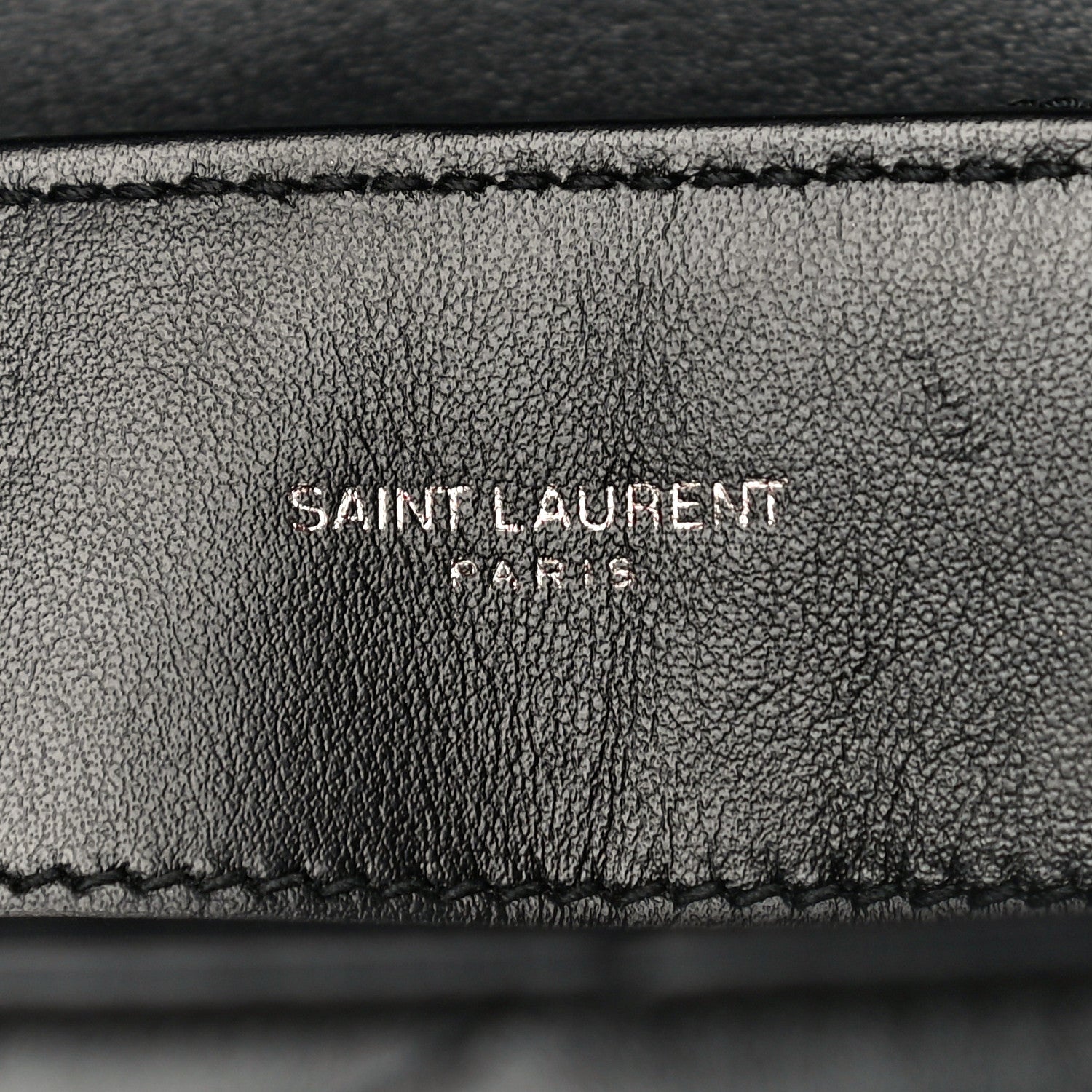 Saint Laurent Calfskin Y Quilted Monogram Medium Loulou Chain Satchel Black 6 of 10