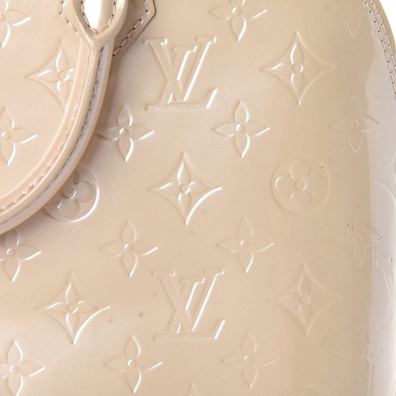 Louis Vuitton Vernis Alma PM Blanc Corail 9 of 15
