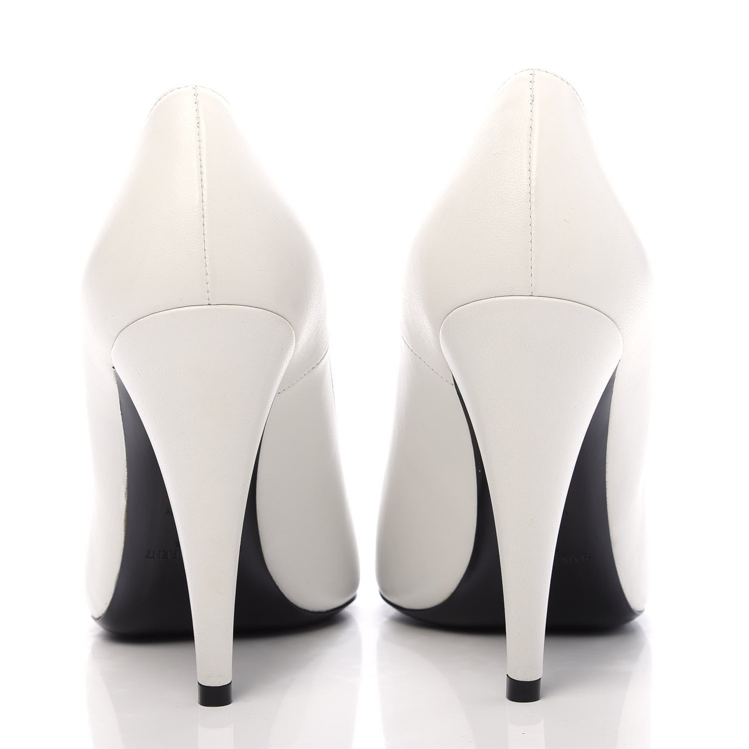 Saint Laurent Nappa Era Pumps 37 White 5 of 11