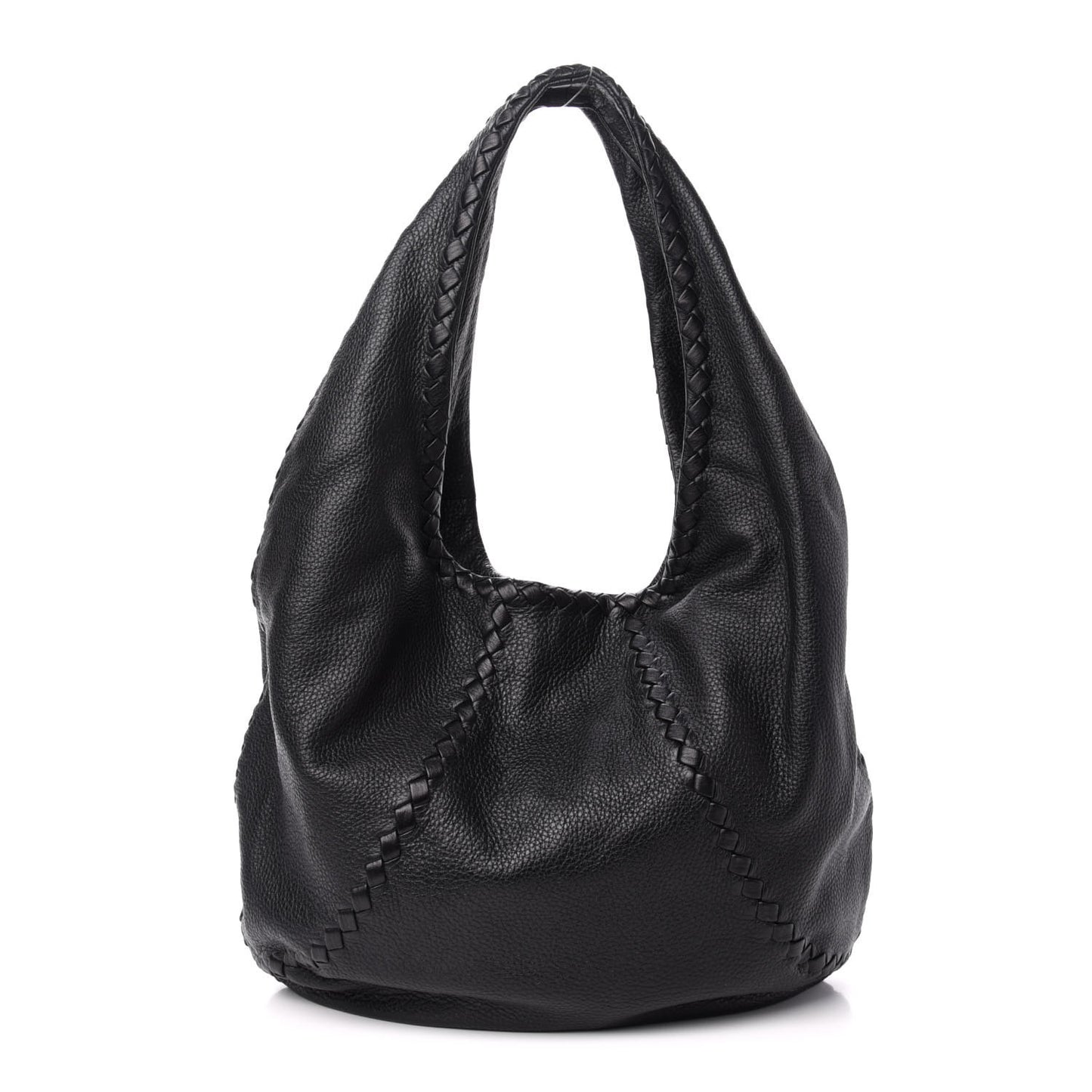Cervo Deerskin Large Hobo Black