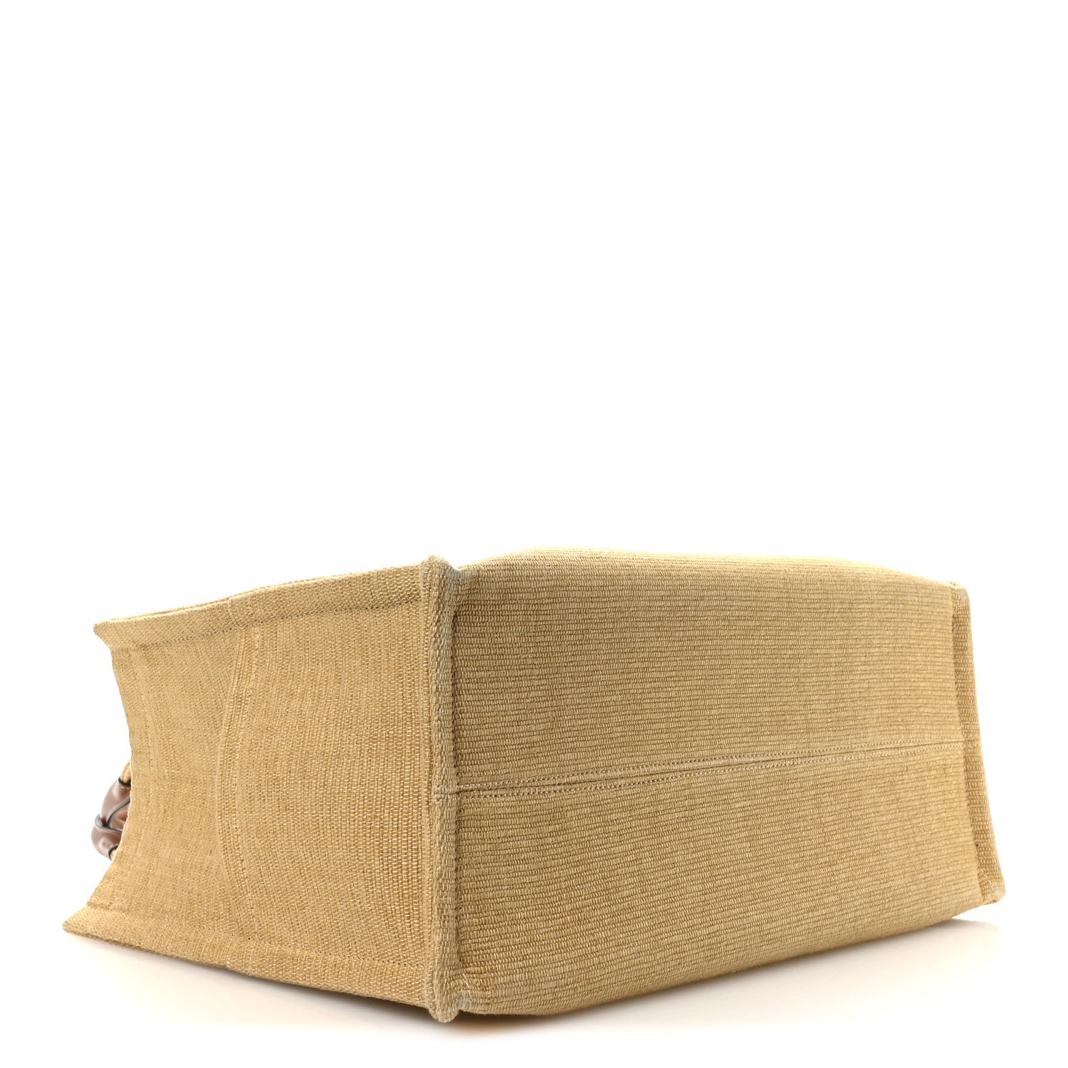 Celine Canvas Calfskin Triomphe Large Cabas Thais Natural Tan