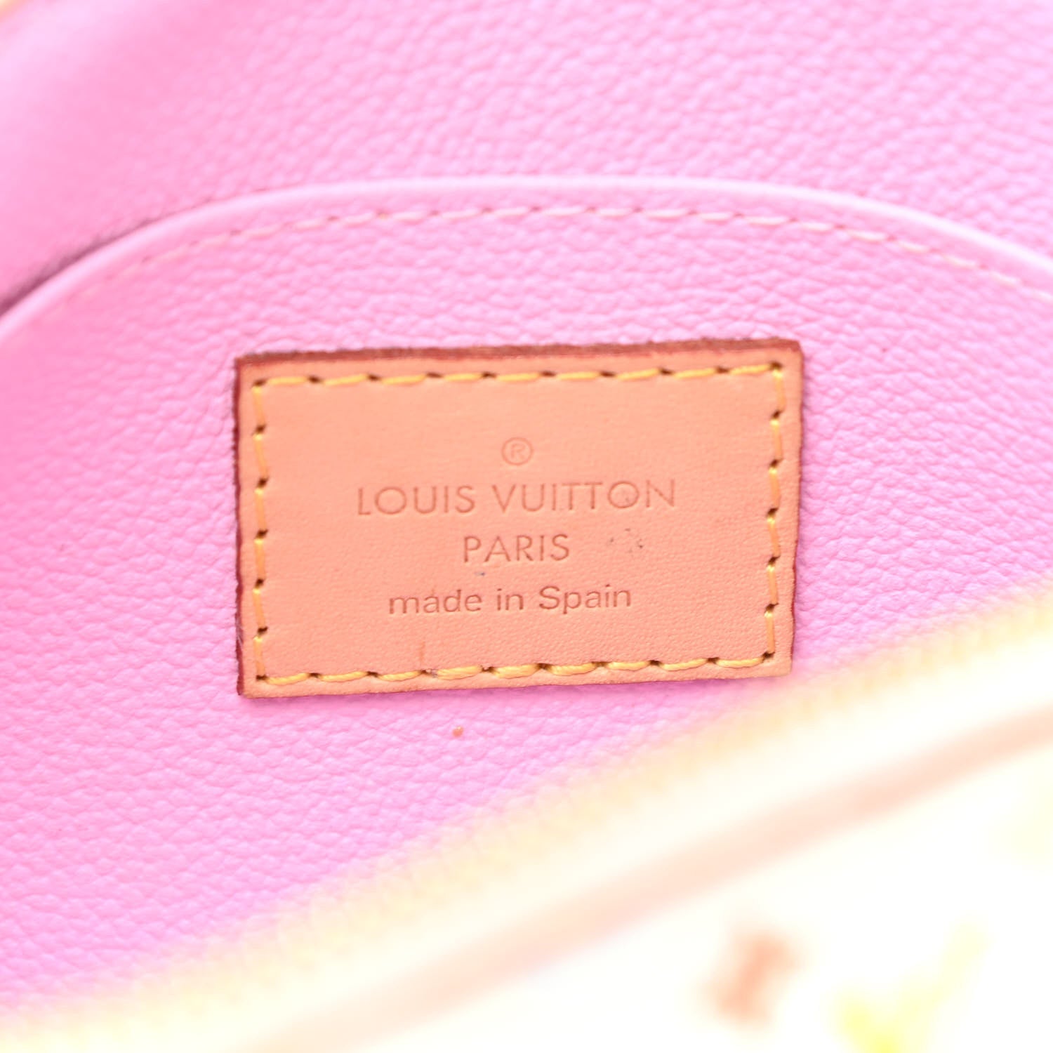 Louis Vuitton Monogram Multicolor Cosmetic Pouch White Litchi 6 of 8