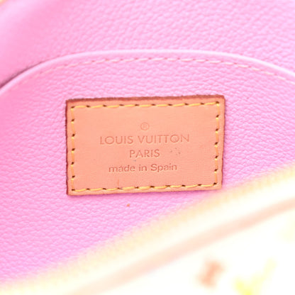 Louis Vuitton Monogram Multicolor Cosmetic Pouch White Litchi 6 of 8