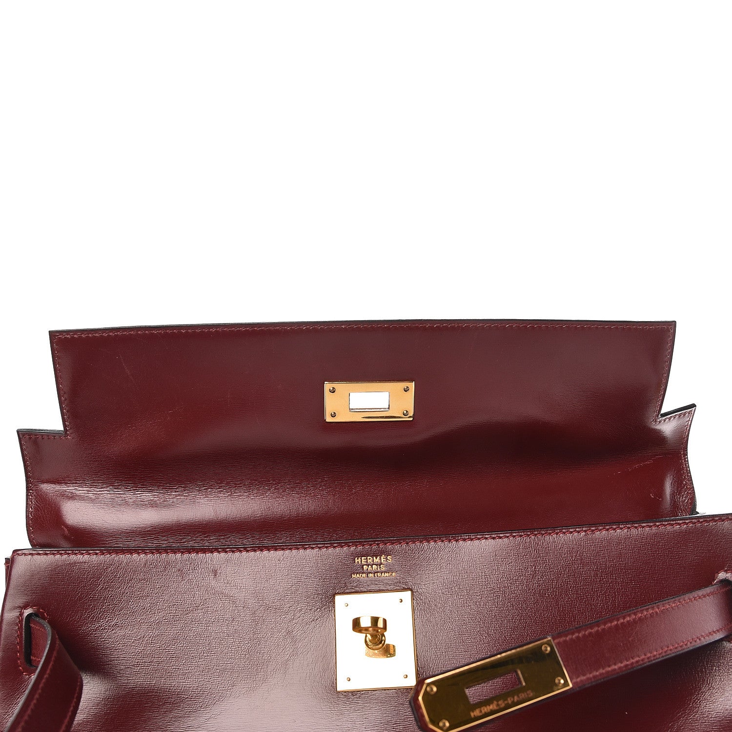 Hermes Box Kelly Retourne 32 Rouge H 35 of 38