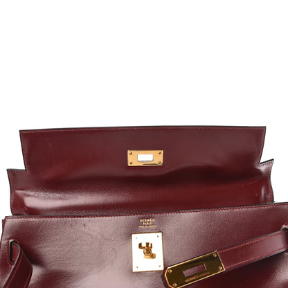Hermes Box Kelly Retourne 32 Rouge H 35 of 38
