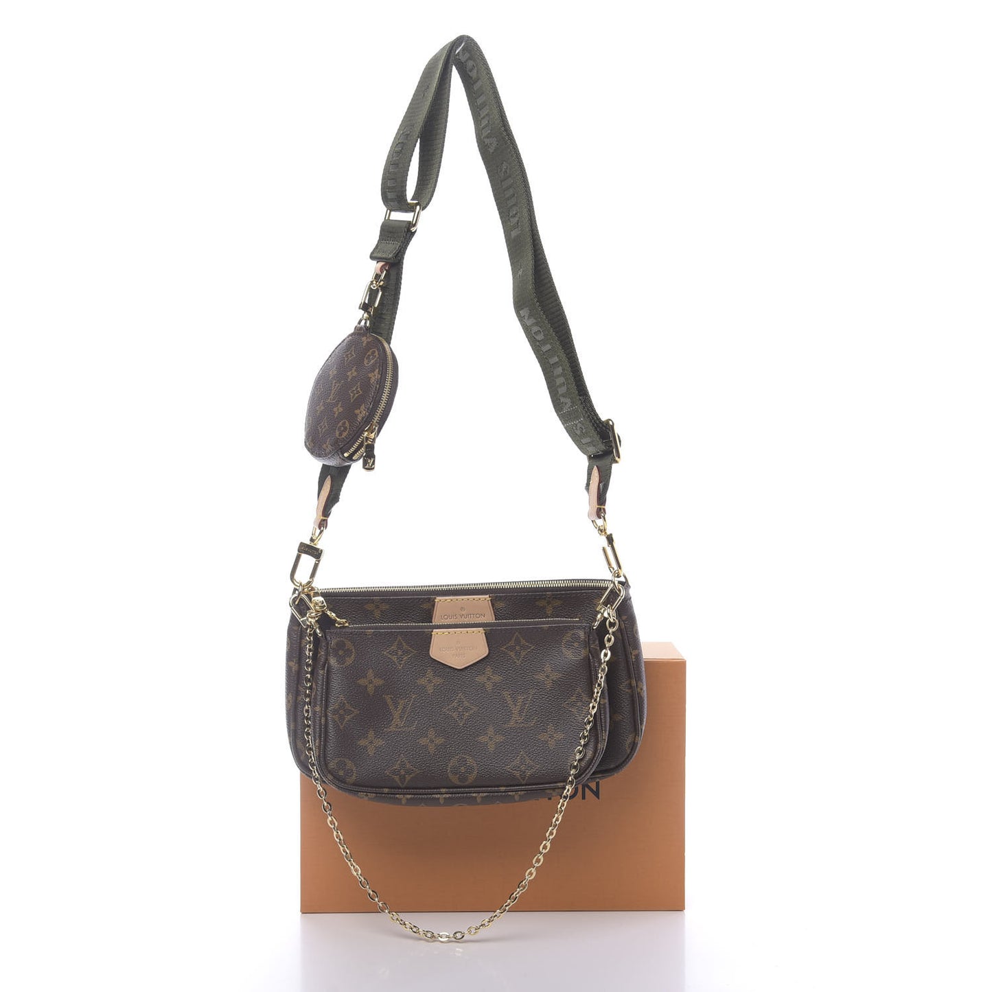 Monogram Multi Pochette Accessories Kaki