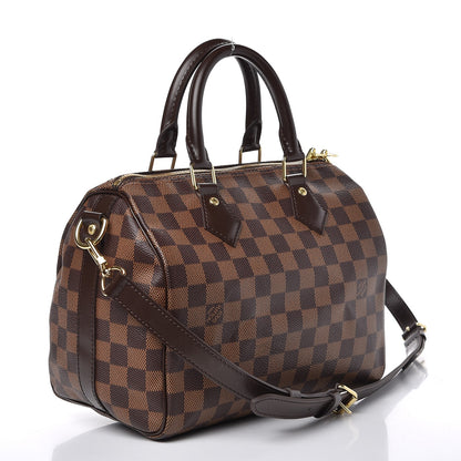Louis Vuitton Damier Ebene Speedy Bandouliere 25 3 of 9