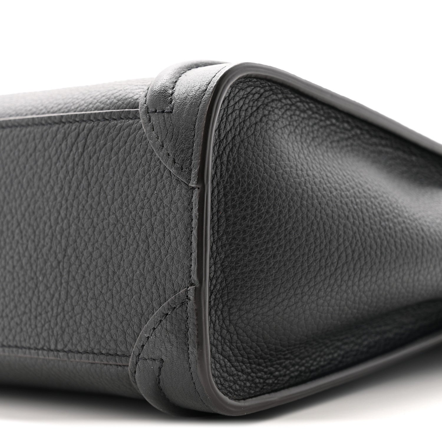 Celine Drummed Calfskin Nano Luggage Black 10 of 14